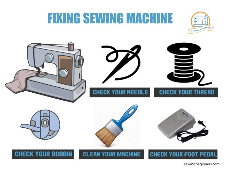 How To Fix A Sewing Machine StepByStep Guide sewingbeginners